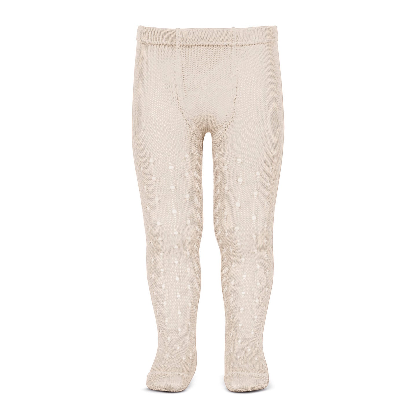 Spike Openwork Tights - Linen