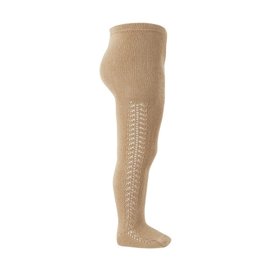 Condor Warm Open Side Tights - Camel