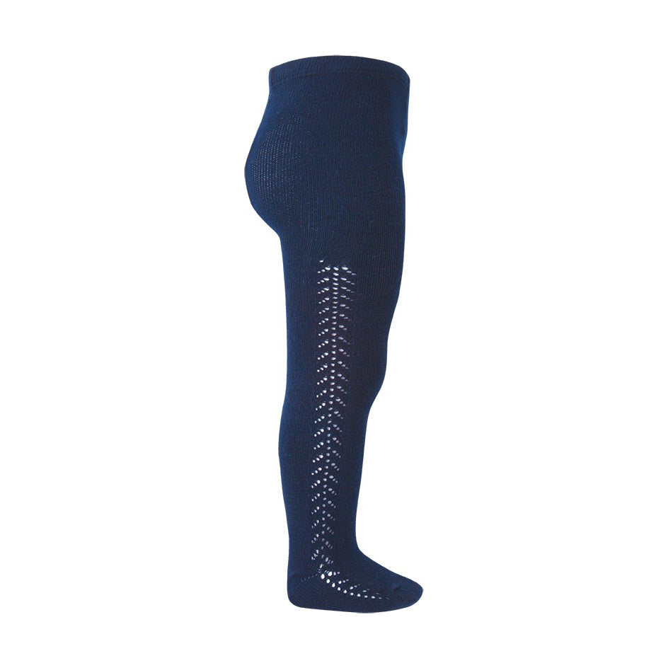 Condor Warm Open Side Tights - Navy